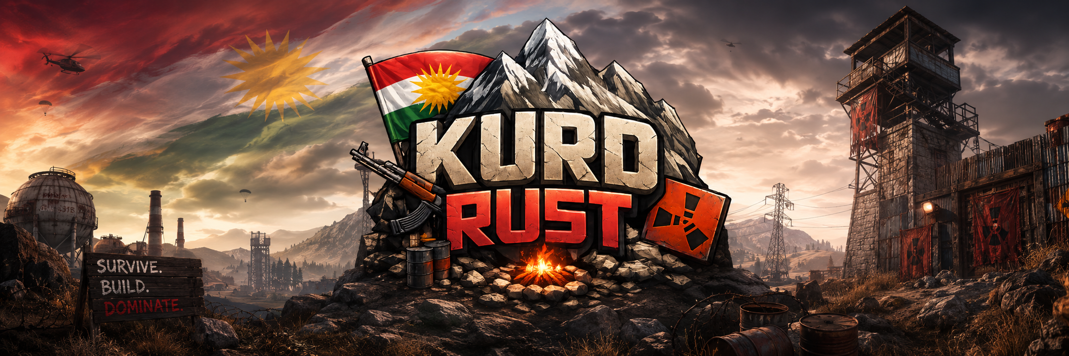 Kurd Rust 2X | Solo/Duo/Trio | Kits | Shop | JUST WIPED image